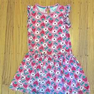 Mini Boden Strawberry dress, size 7